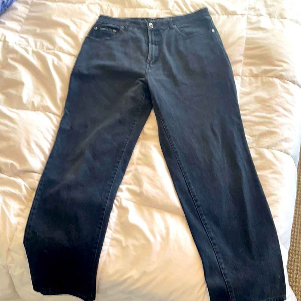 Hugo Boss Mens Black Charcoal Jeans. 36x32